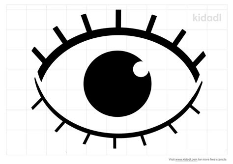 evil eye stencil|More.